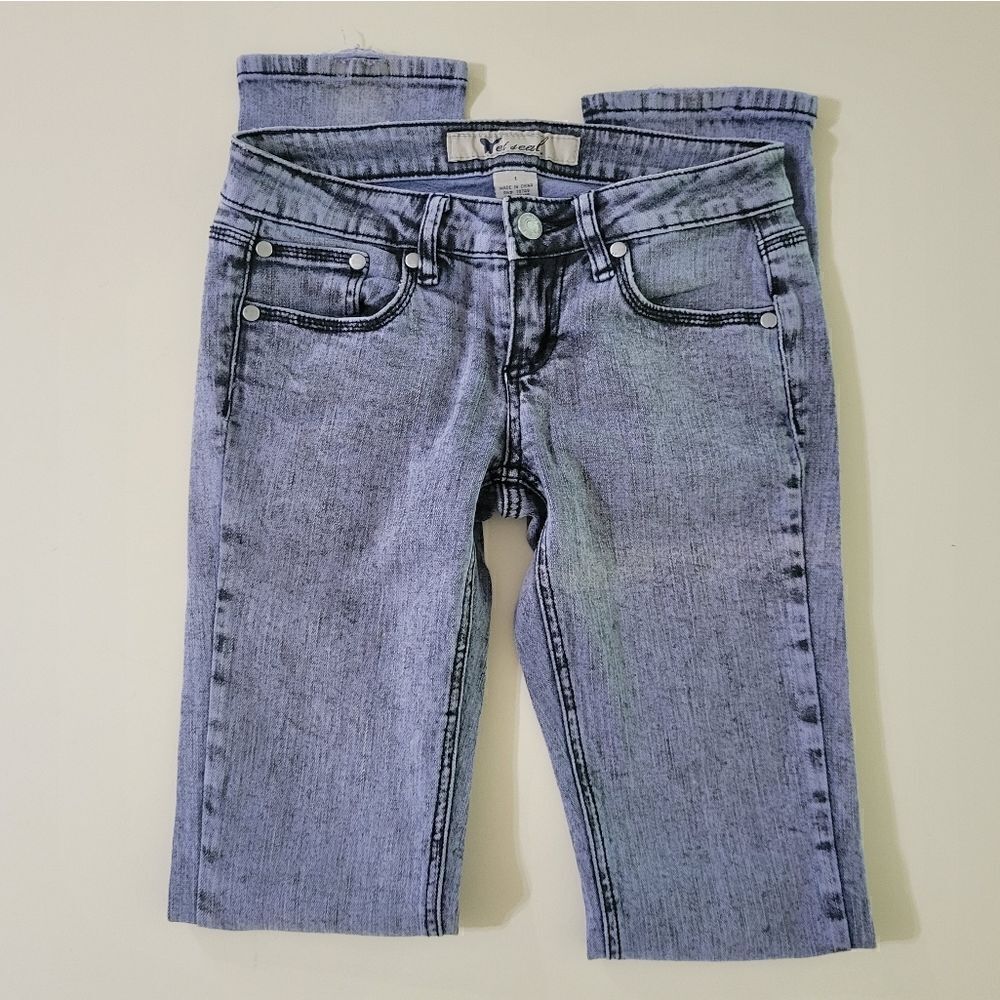 Wet Seal Women's Blue Denim Skinny Leg Jeans